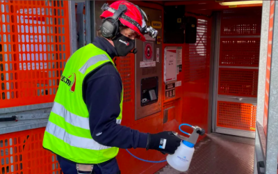 Holder byggeplassene smittefrie med fogging
