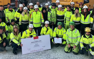Svevia vinner arbetsmiljöpris på Mälarbanan