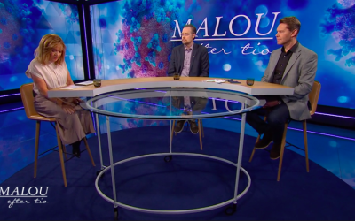 ”Malou efter tio” om bra och dåliga munskydd