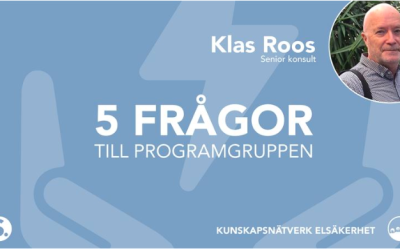 Frågor till Klas Roos i programgruppen om elsäkerhet