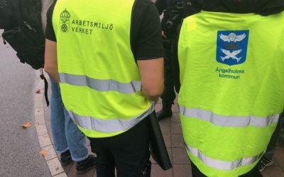 Oanmälda myndighetskontroller i Ängelholm gav resultat