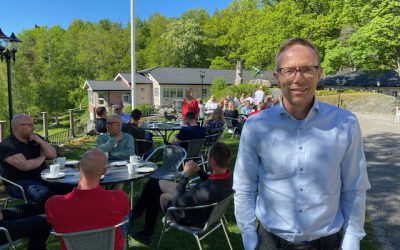 Åtta frågor till nya ordföranden Vegard Aune