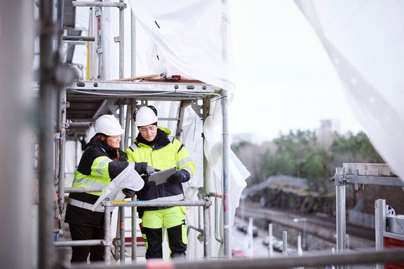 Nationell tillsyn av fallrisker i byggbranschen