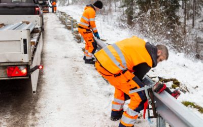 Arbetsmiljöverket granskar arbete vid väg för ökad säkerhet