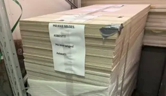 Bygningsplatene inneholdt rundt fem prosent asbest