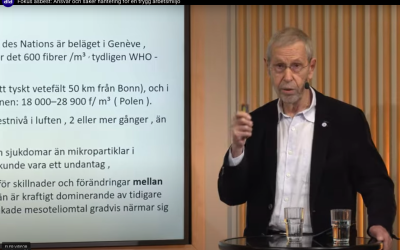 Drygt 230.000 dör årligen som en följd av asbest